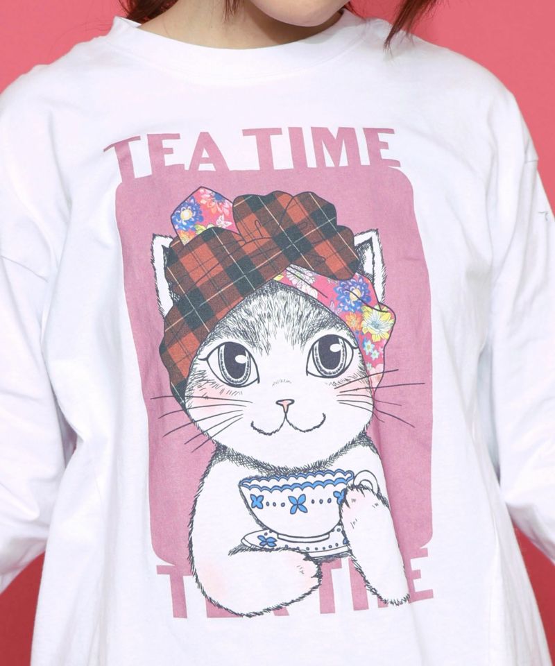 ティータイムターバンネコちゃんプルオーバー-12