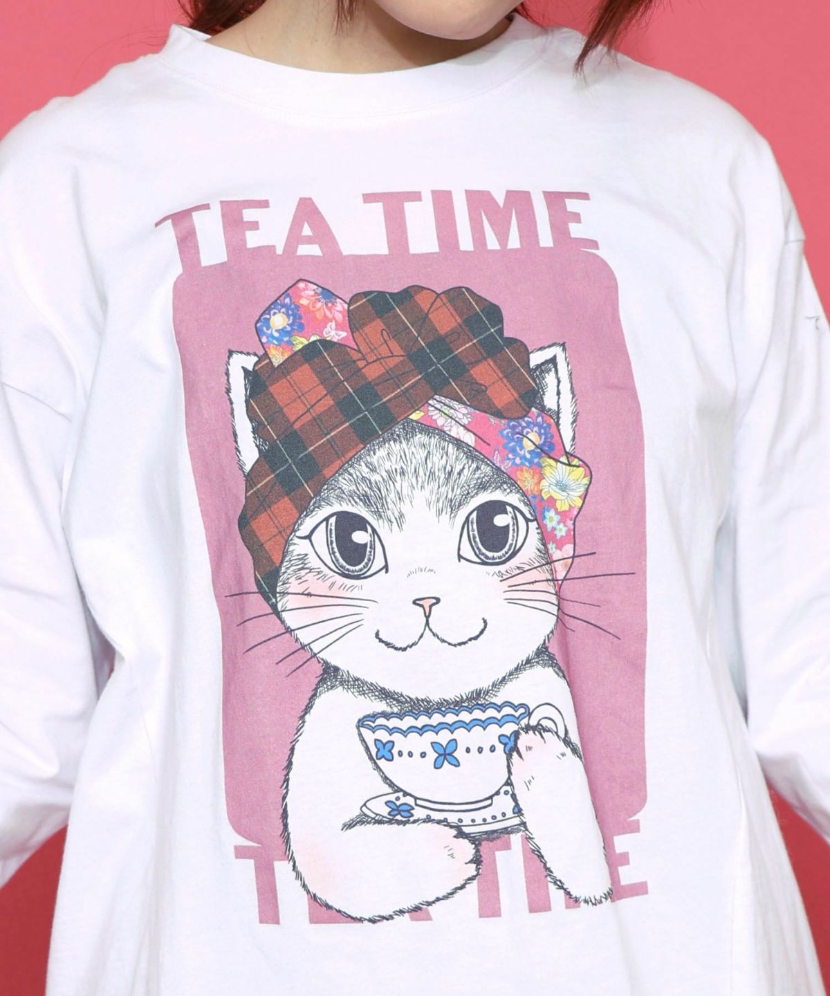 ティータイムターバンネコちゃんプルオーバー-12