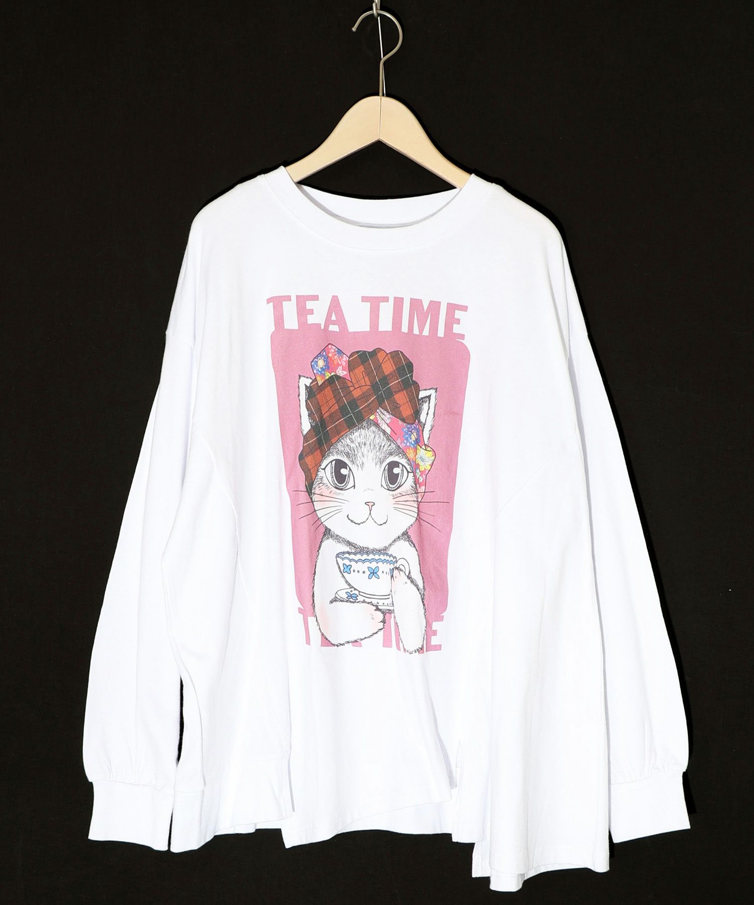 ティータイムターバンネコちゃんプルオーバー-14