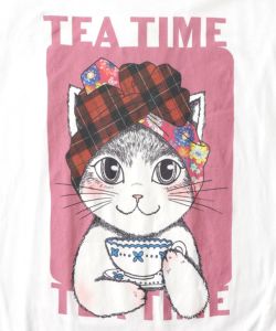 ティータイムターバンネコちゃんプルオーバー-15