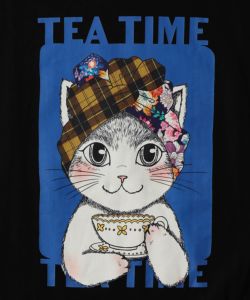 ティータイムターバンネコちゃんプルオーバー-17