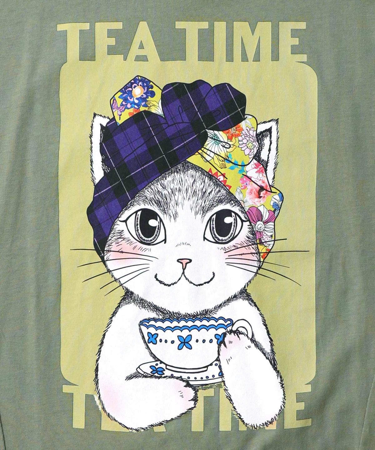 ティータイムターバンネコちゃんプルオーバー-19