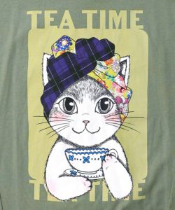 ティータイムターバンネコちゃんプルオーバー-19