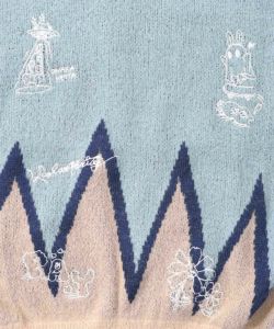 落書き調Parityキャラジャガードニットプルオーバー-14