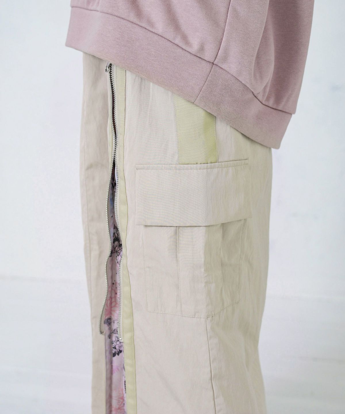 雪の結晶×星座×楽器柄 2wayカーゴスカート-11