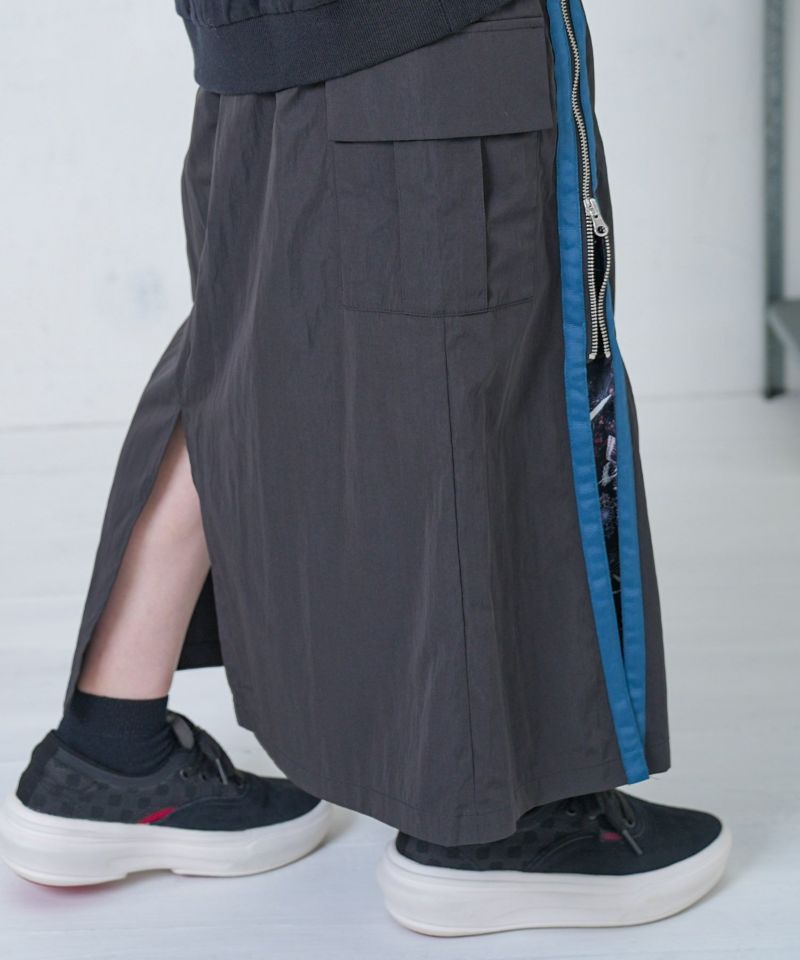 雪の結晶×星座×楽器柄 2wayカーゴスカート-20