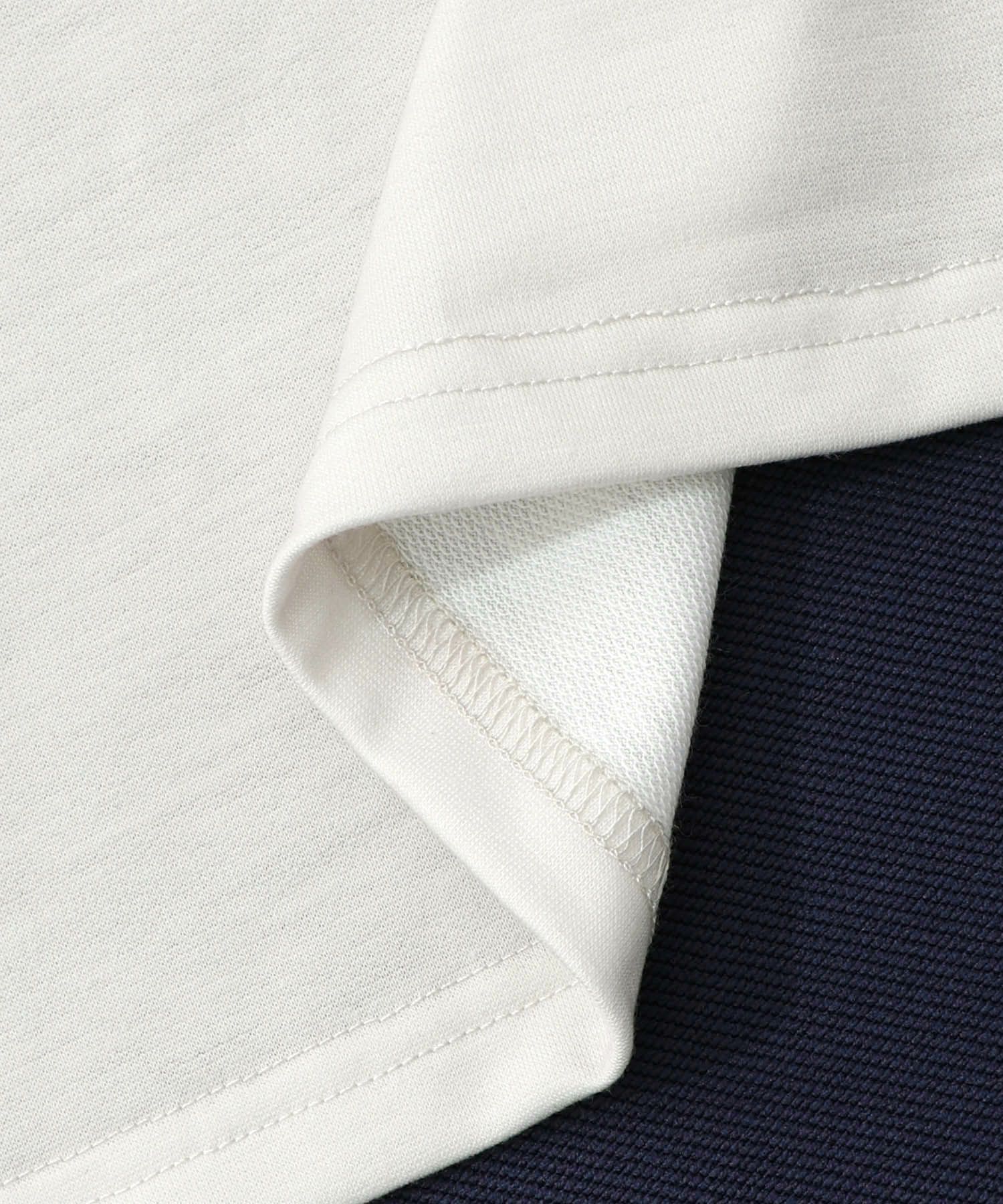 花×夜空柄ミックス裏毛チュニック-14