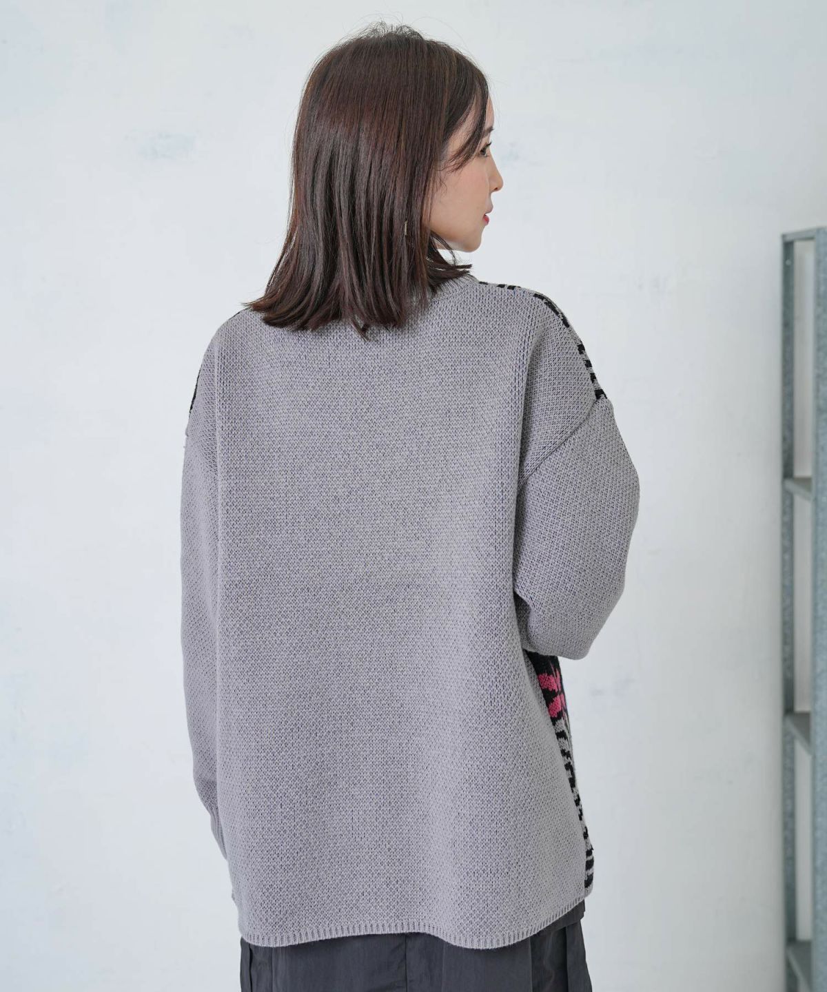 グラサンスカラーちゃんダブルジャガードニットプルオーバー-11