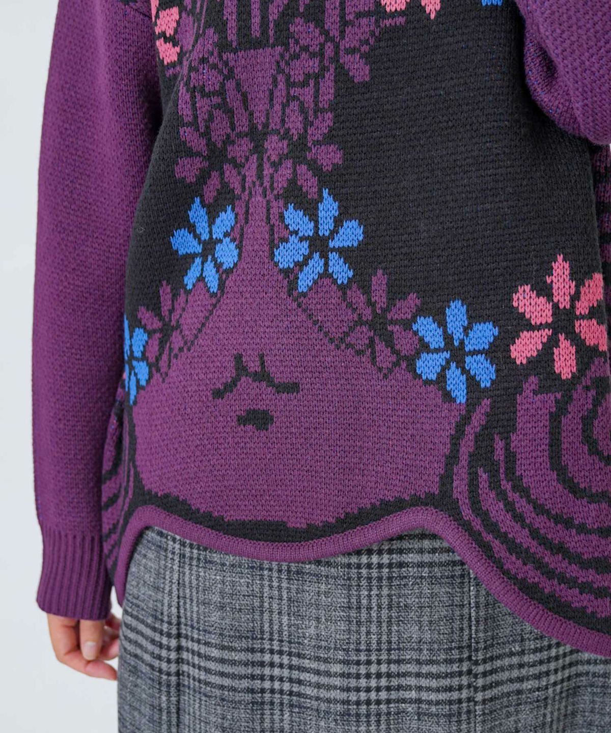 グラサンスカラーちゃんダブルジャガードニットプルオーバー-18