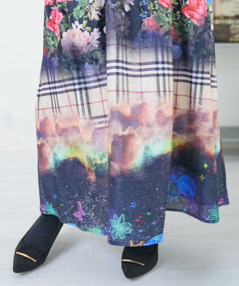 2柄展開クラッシュベロアワンピース-18