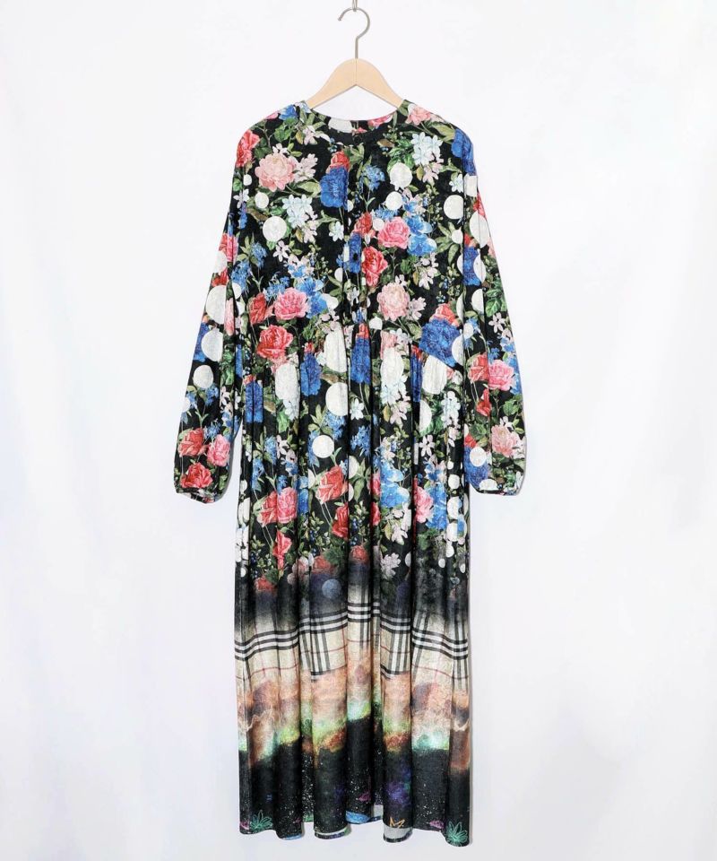 2柄展開クラッシュベロアワンピース-21