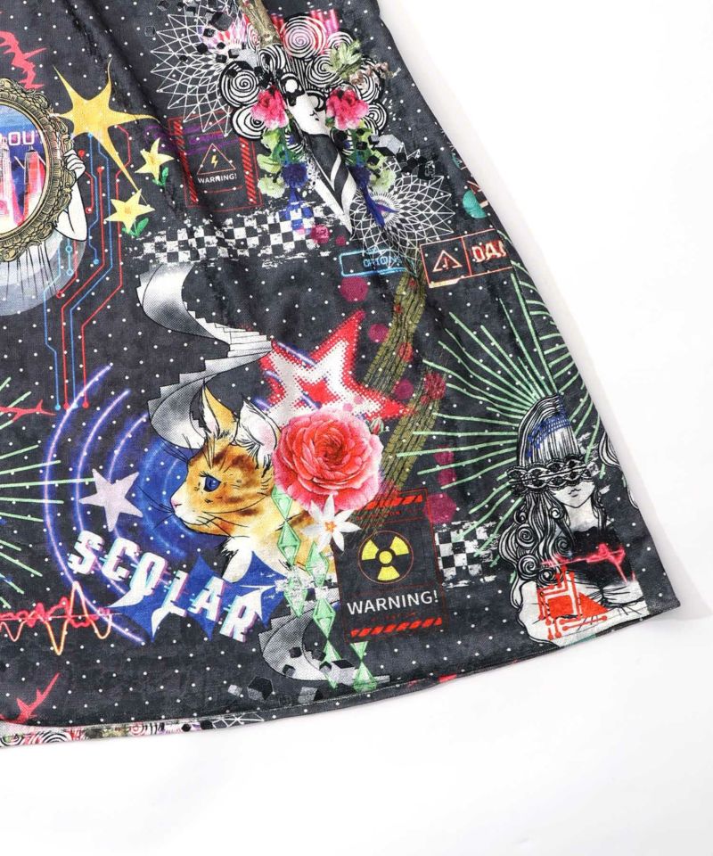 2柄展開クラッシュベロアワンピース-25