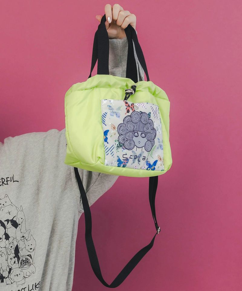 スカラーちゃん配色2wayハンドバッグ-5