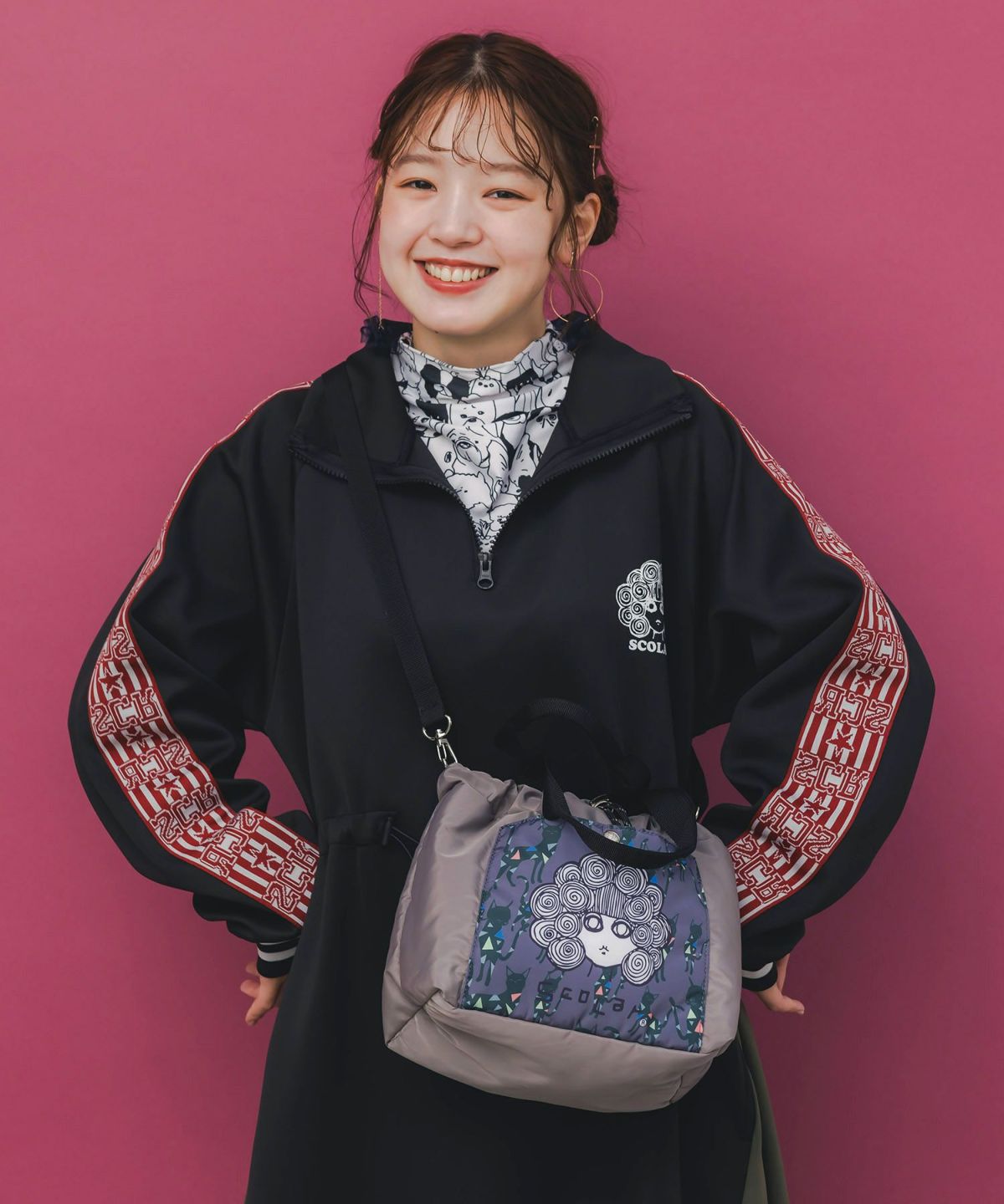 スカラーちゃん配色2wayハンドバッグ-6