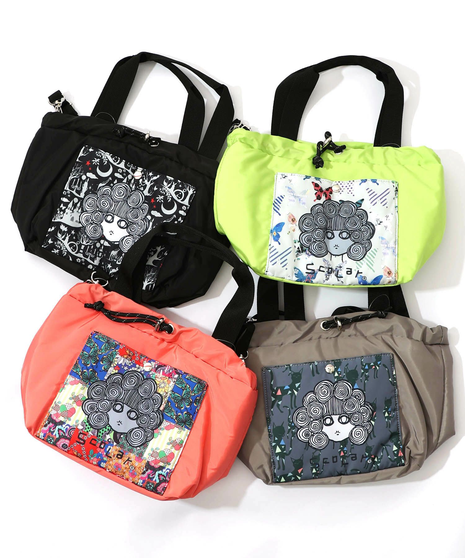 スカラーちゃん配色2wayハンドバッグ-22