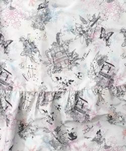 星座・楽器・雪の結晶柄 布帛×コーデュロイワンピ-18