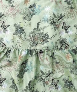 星座・楽器・雪の結晶柄 布帛×コーデュロイワンピ-24