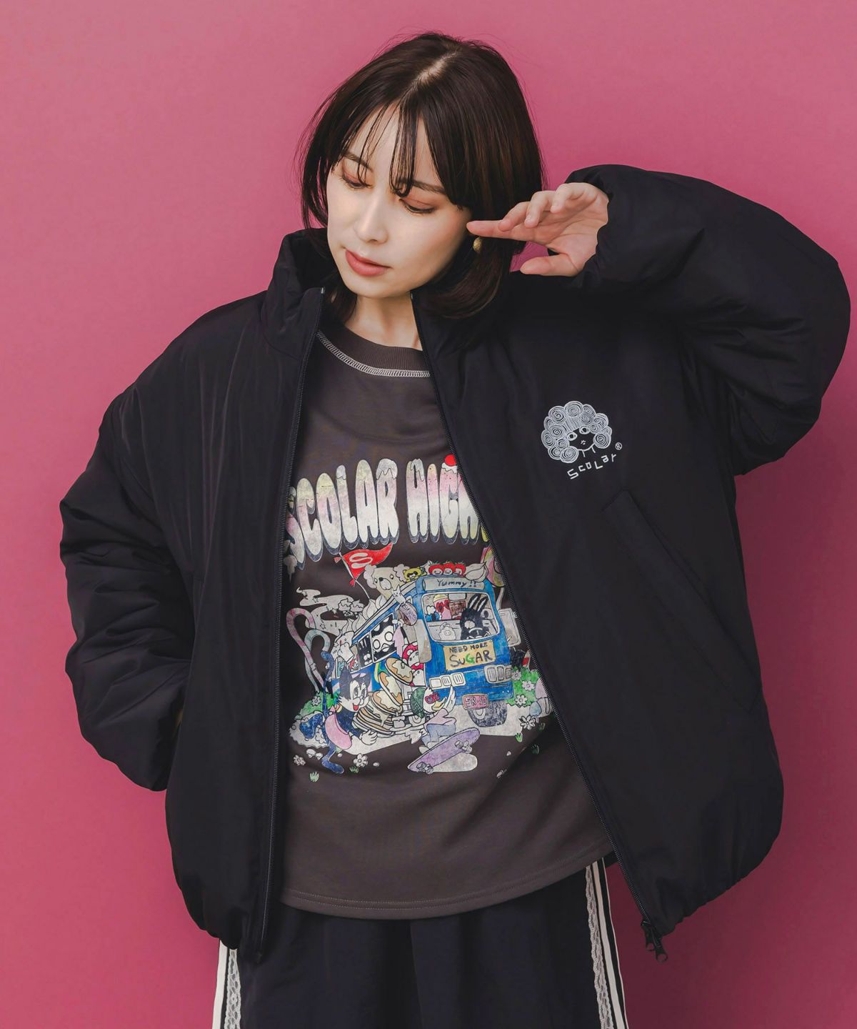 2デザイン展開シンサレート中綿ブルゾン-12