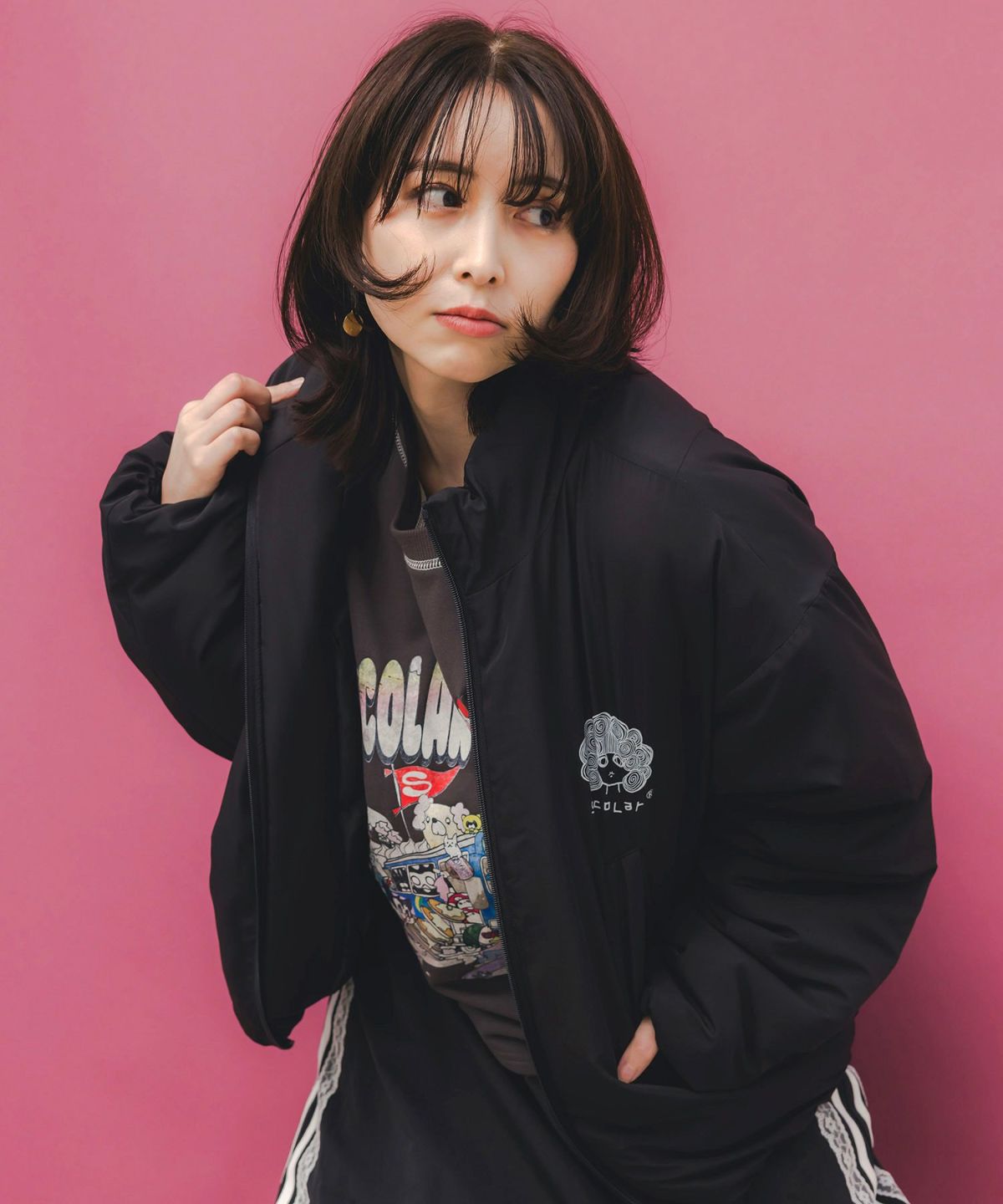 2デザイン展開シンサレート中綿ブルゾン-15