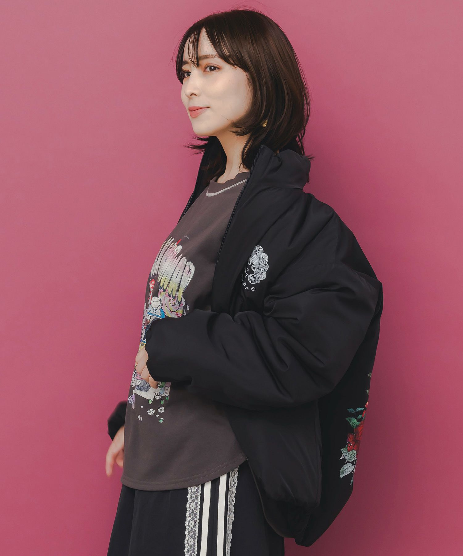 ☆スカラー　153736：2デザイン展開シンサレート中綿ブルゾン 153736：2デザイン展開シンサレート中綿ブルゾンの通販-ScoLar