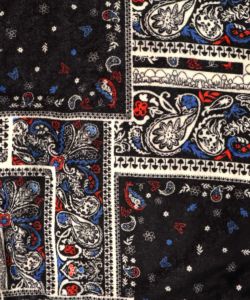 ランダムバンダナ柄双面フランネルブルゾン-10