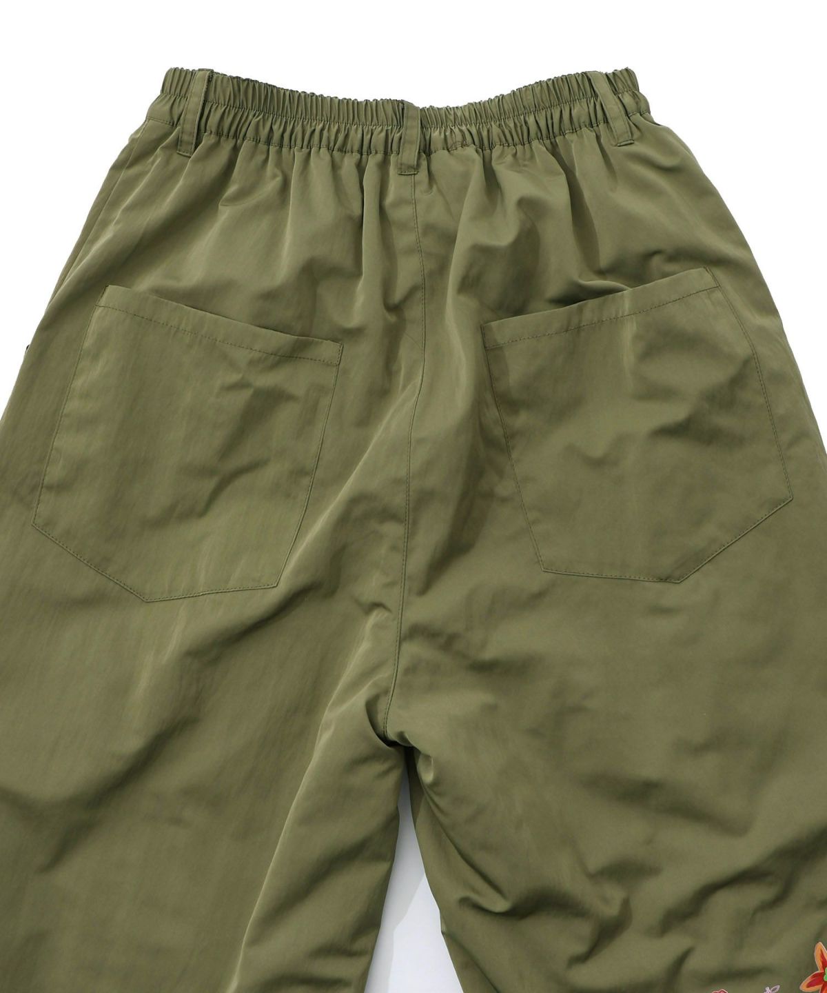 ポップ柄裏フリースあったかナイロンパンツ-37