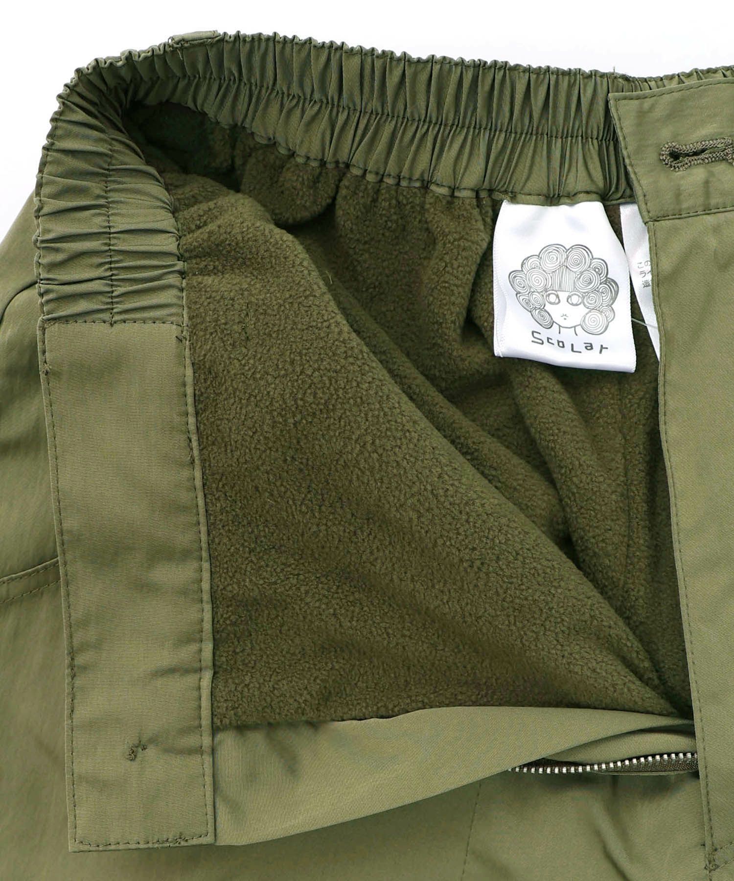 ポップ柄裏フリースあったかナイロンパンツ-38