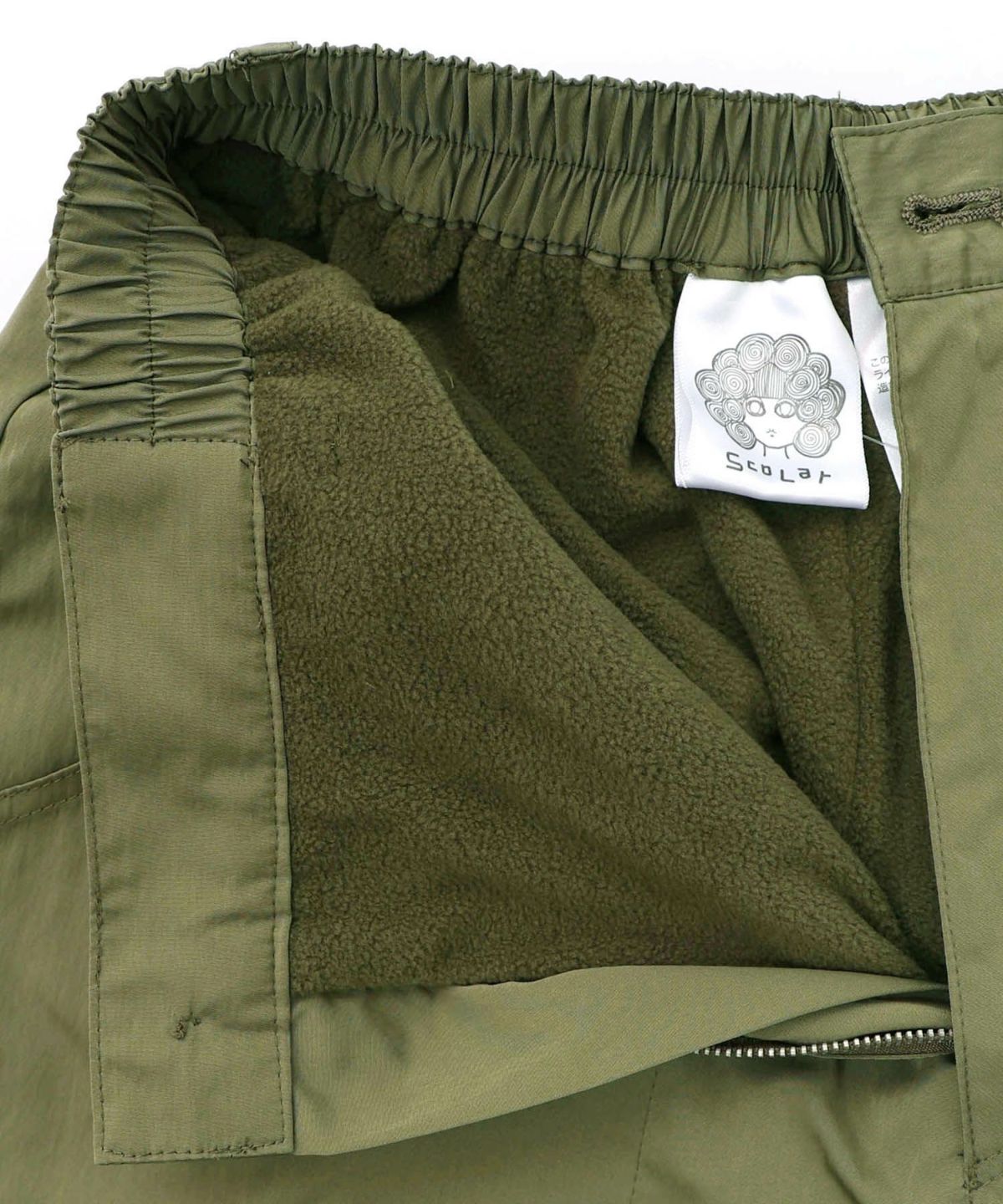 ポップ柄裏フリースあったかナイロンパンツ-38