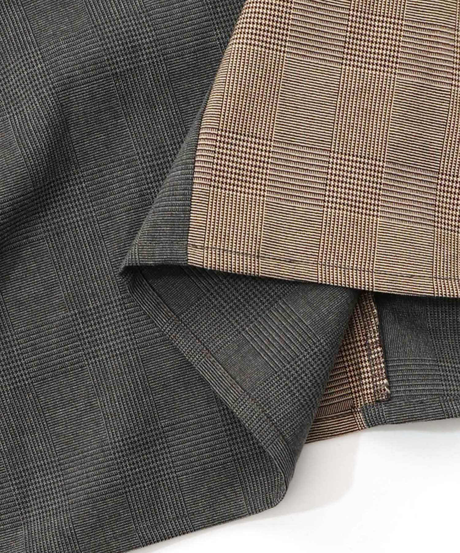 ランダムタック入り3柄展開 配色バルーンスカート-26