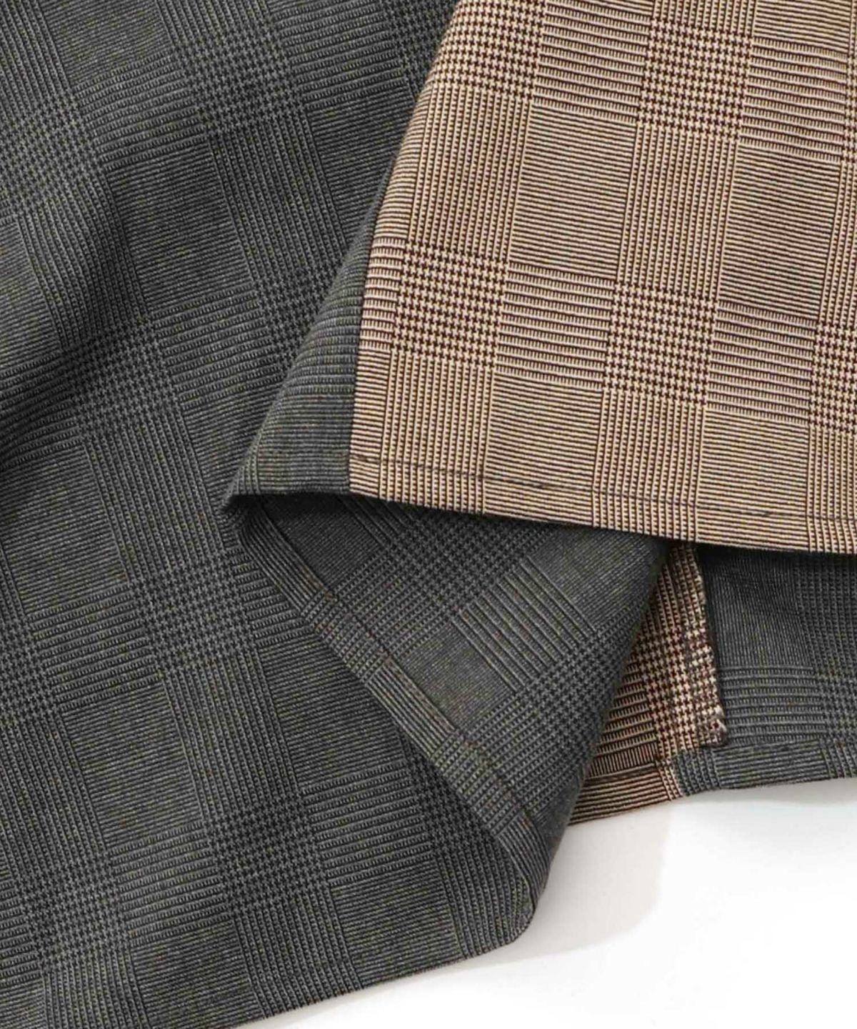 ランダムタック入り3柄展開 配色バルーンスカート-26