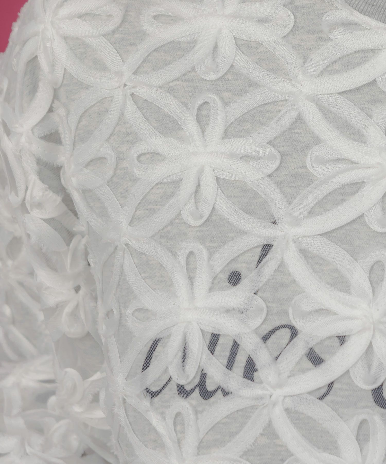 天使モチーフ立体チュール×裏毛プルオーバー-7
