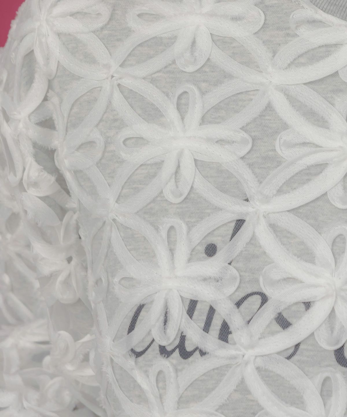 天使モチーフ立体チュール×裏毛プルオーバー-7