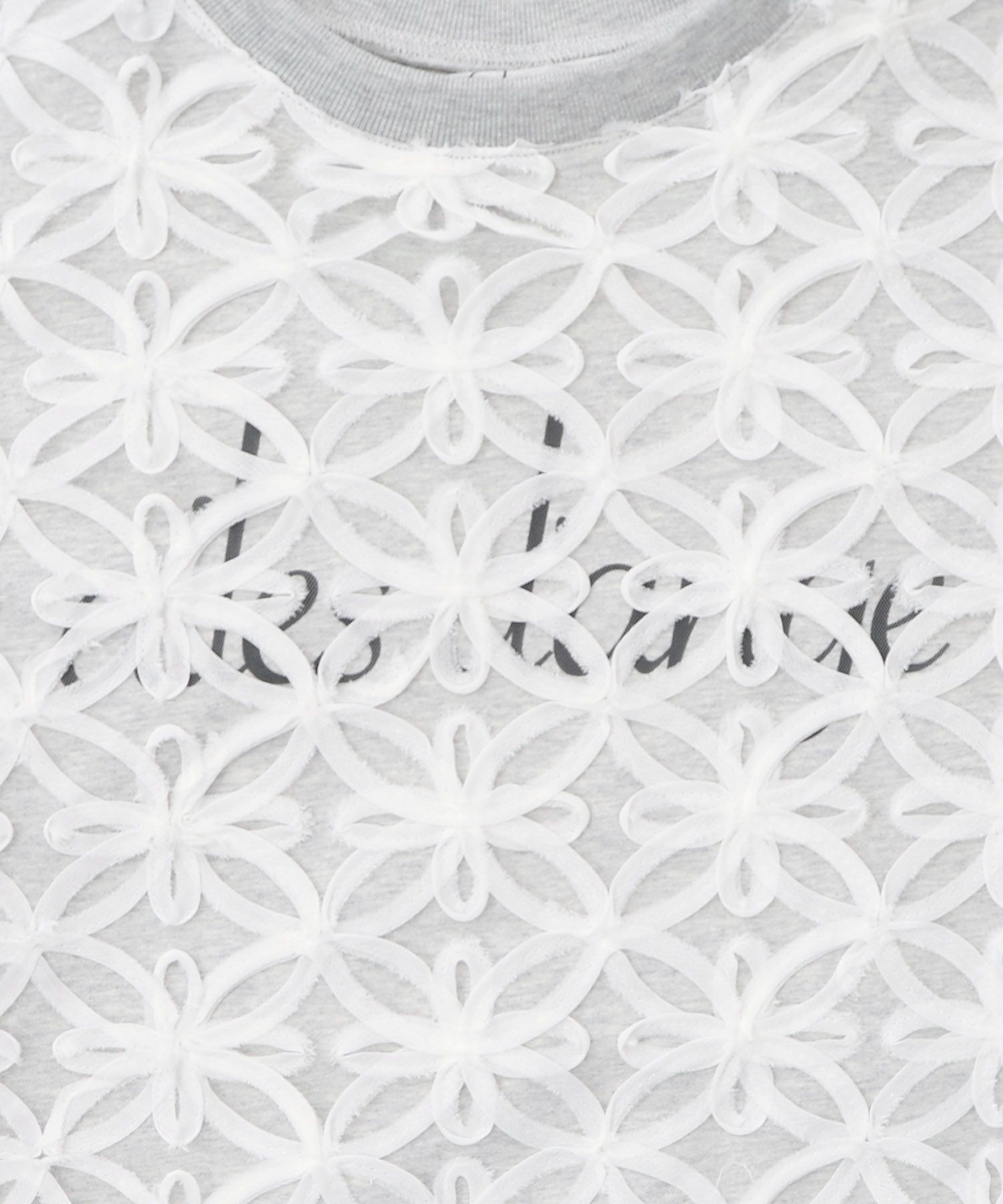 天使モチーフ立体チュール×裏毛プルオーバー-9