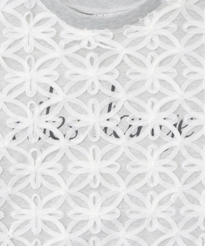 天使モチーフ立体チュール×裏毛プルオーバー-9