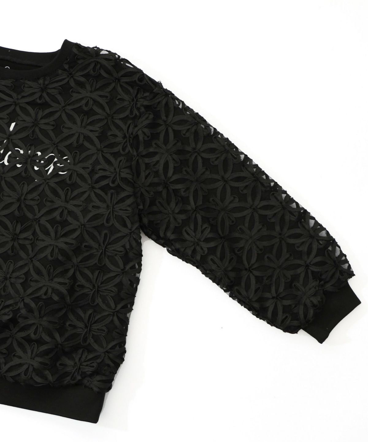 天使モチーフ立体チュール×裏毛プルオーバー-13