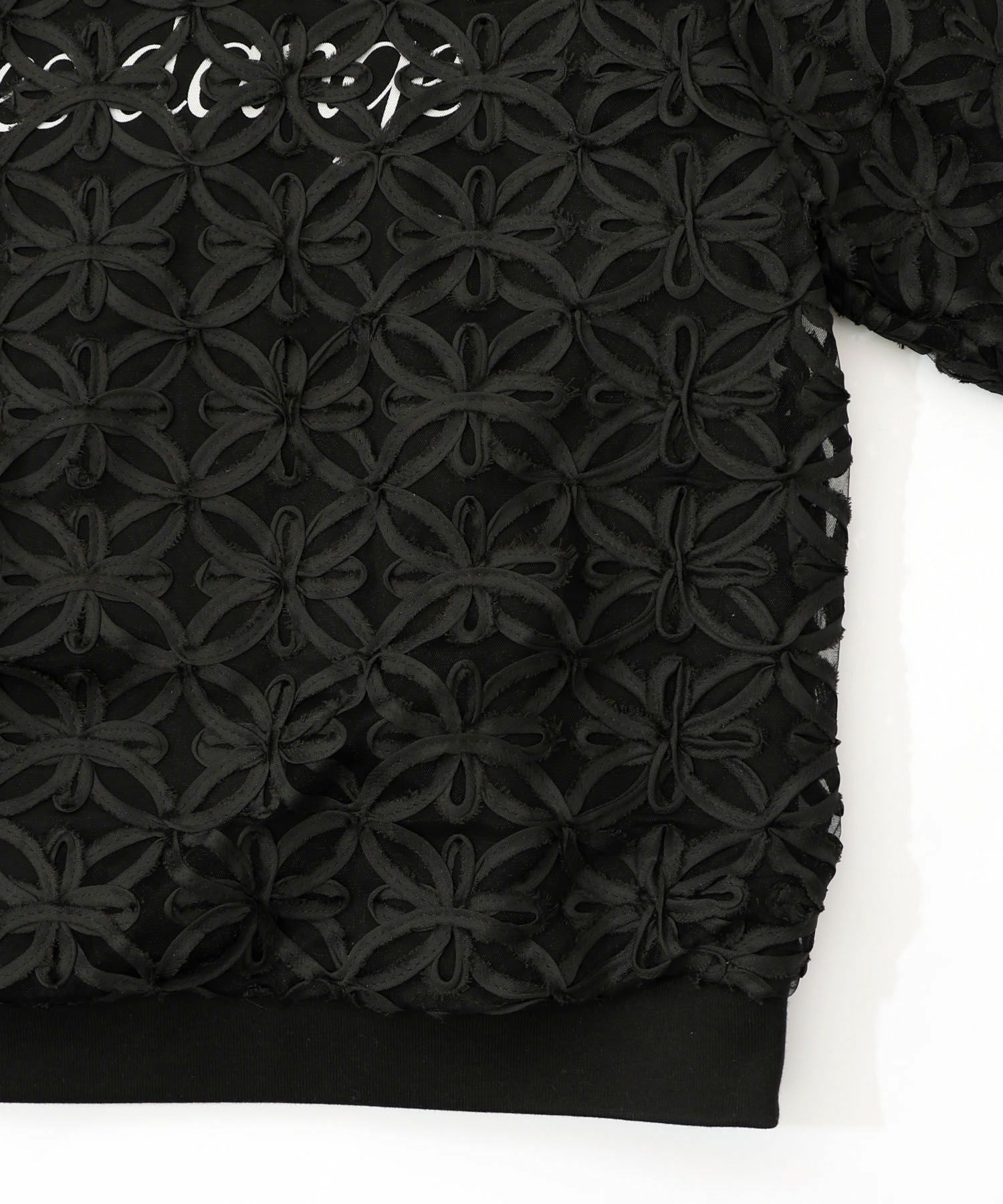 天使モチーフ立体チュール×裏毛プルオーバー-14