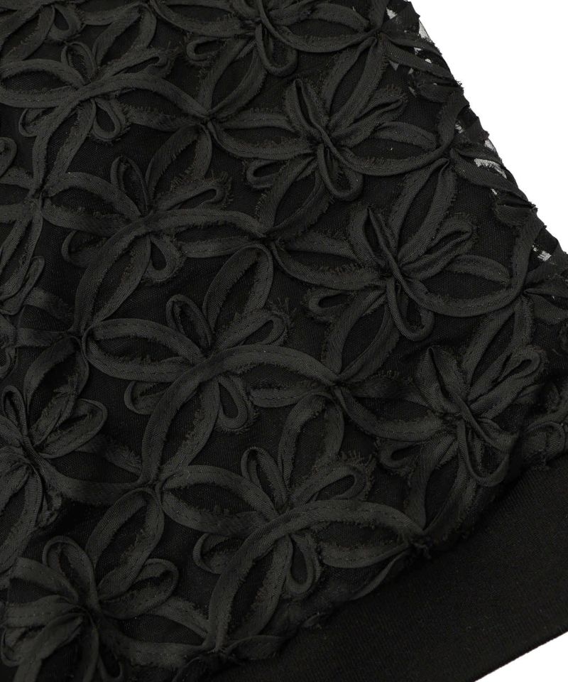 天使モチーフ立体チュール×裏毛プルオーバー-15