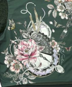 花蝶裏毛×レース切替プルオーバー-16