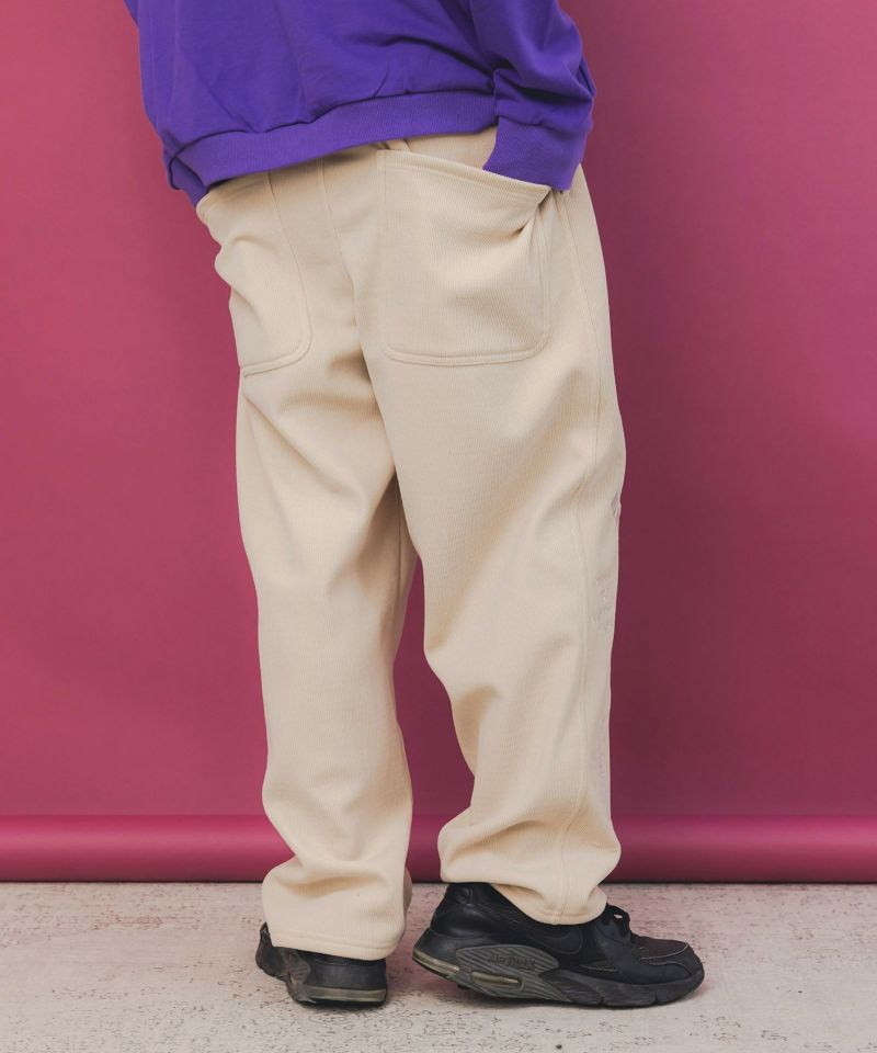 ラビルとネコのスノーメモリー裏起毛パンツ-12