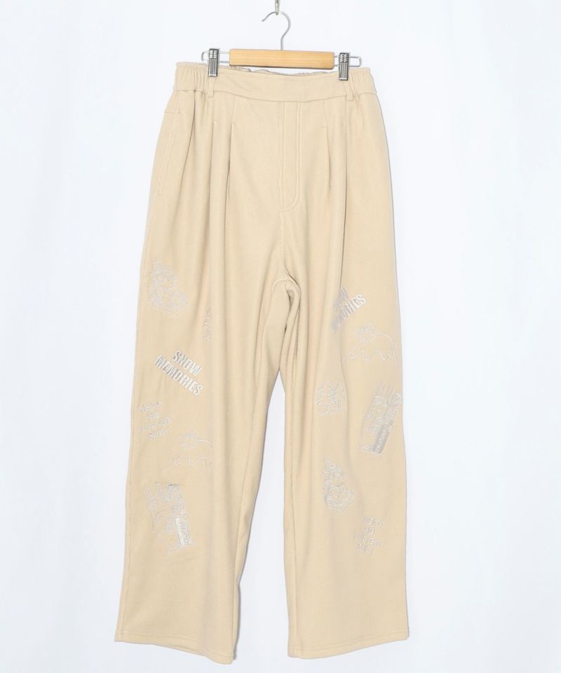 ラビルとネコのスノーメモリー裏起毛パンツ-28