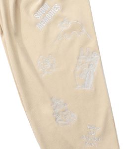 ラビルとネコのスノーメモリー裏起毛パンツ-29