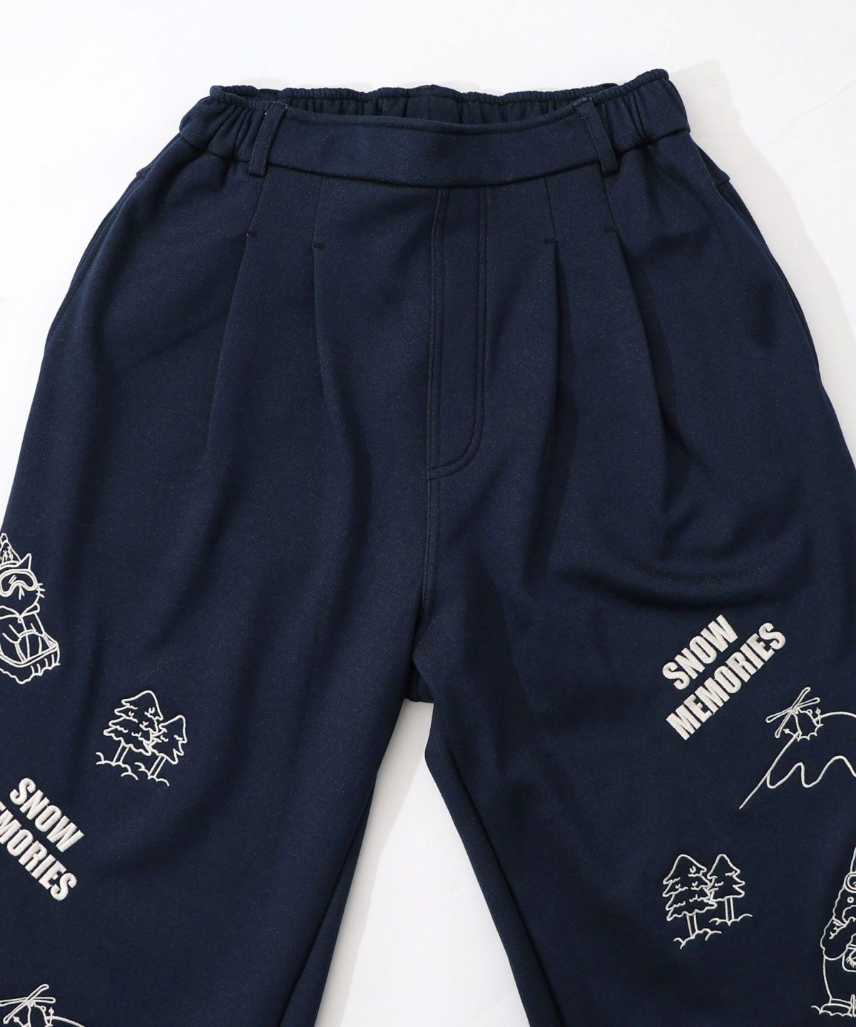 ラビルとネコのスノーメモリー裏起毛パンツ-30