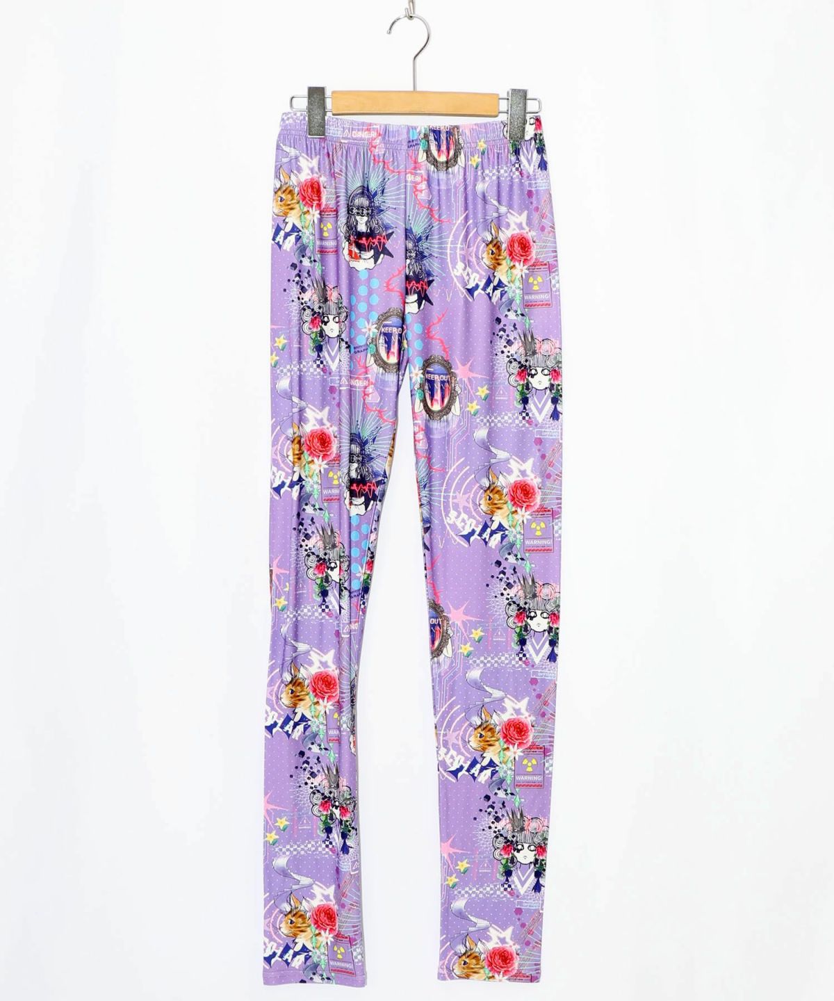 スカラー3柄展開 裏起毛スムースレギンス-11