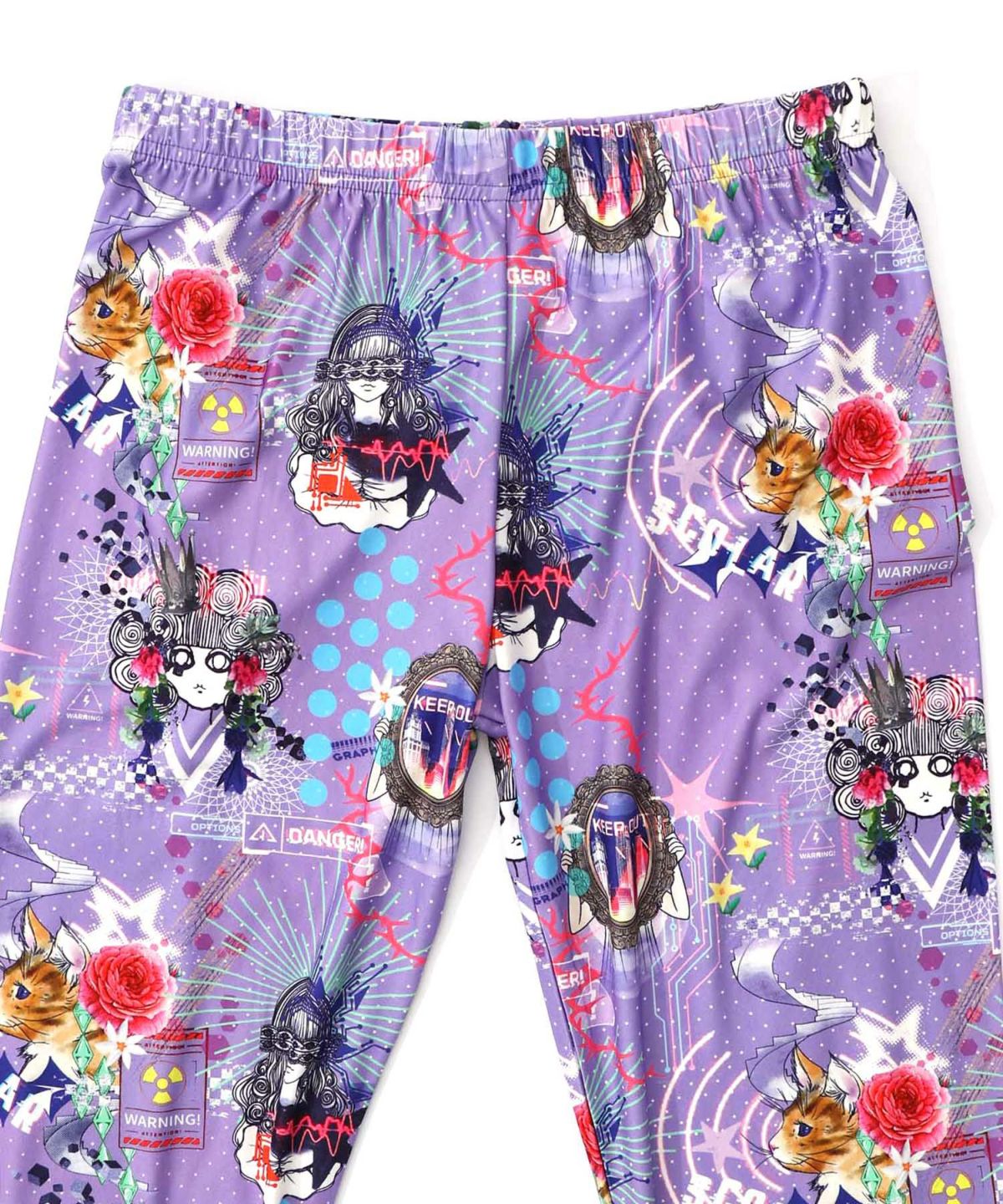 スカラー3柄展開 裏起毛スムースレギンス-13