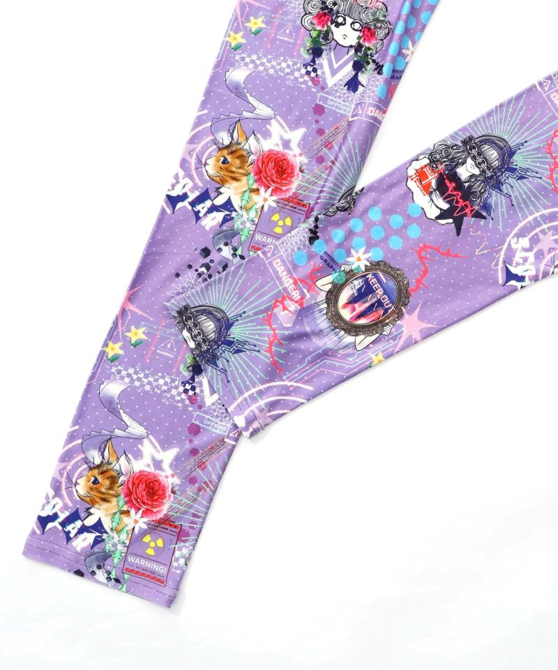 スカラー3柄展開 裏起毛スムースレギンス-14