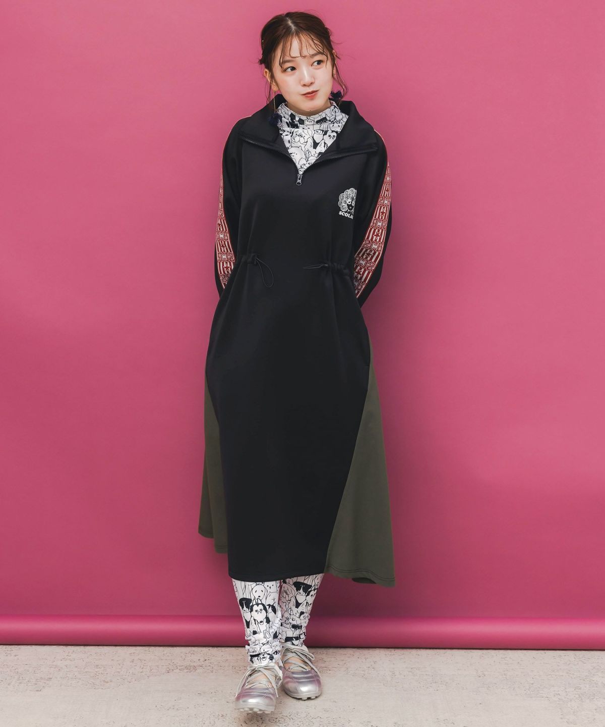 スカラー3色展開 裏起毛スムースインナー-3