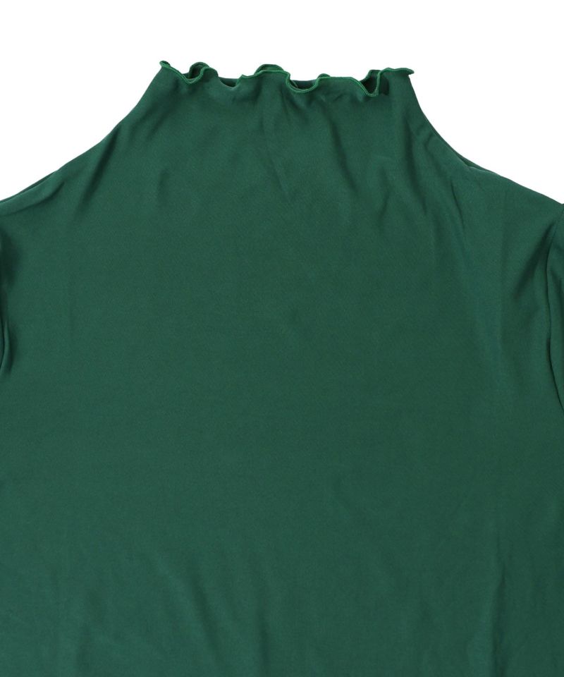 ネコ刺繍袖×メロウ裏起毛スムースインナー-17