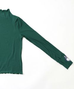 153722：ネコ刺繍袖×メロウ裏起毛スムースインナーの通販-ScoLar