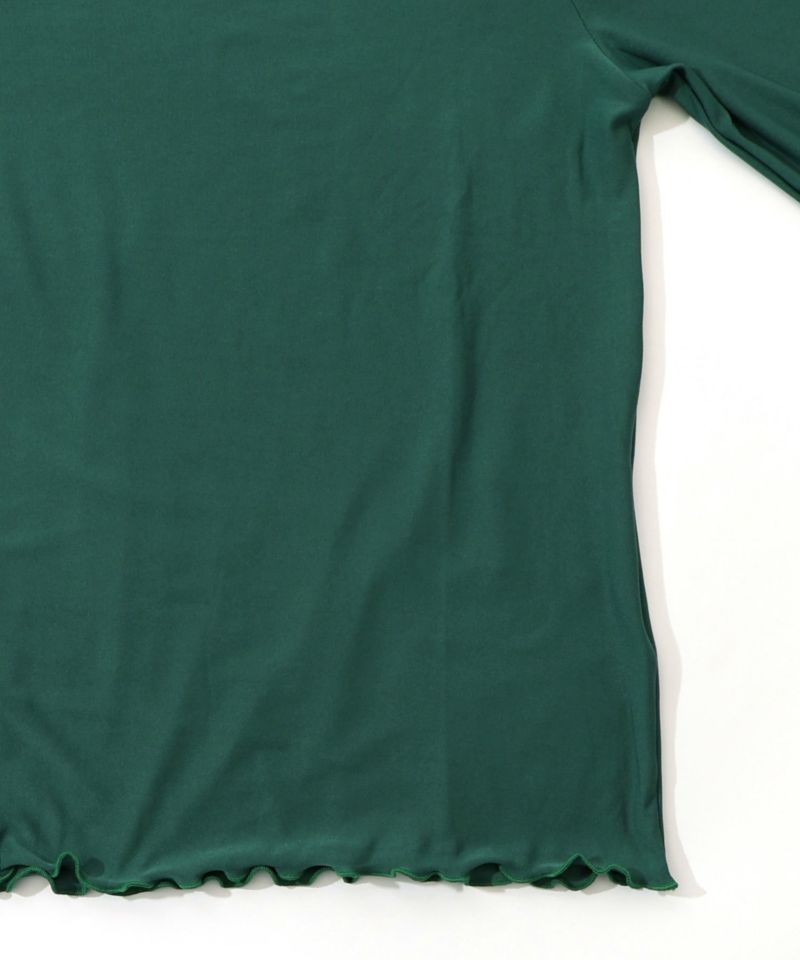 ネコ刺繍袖×メロウ裏起毛スムースインナー-21