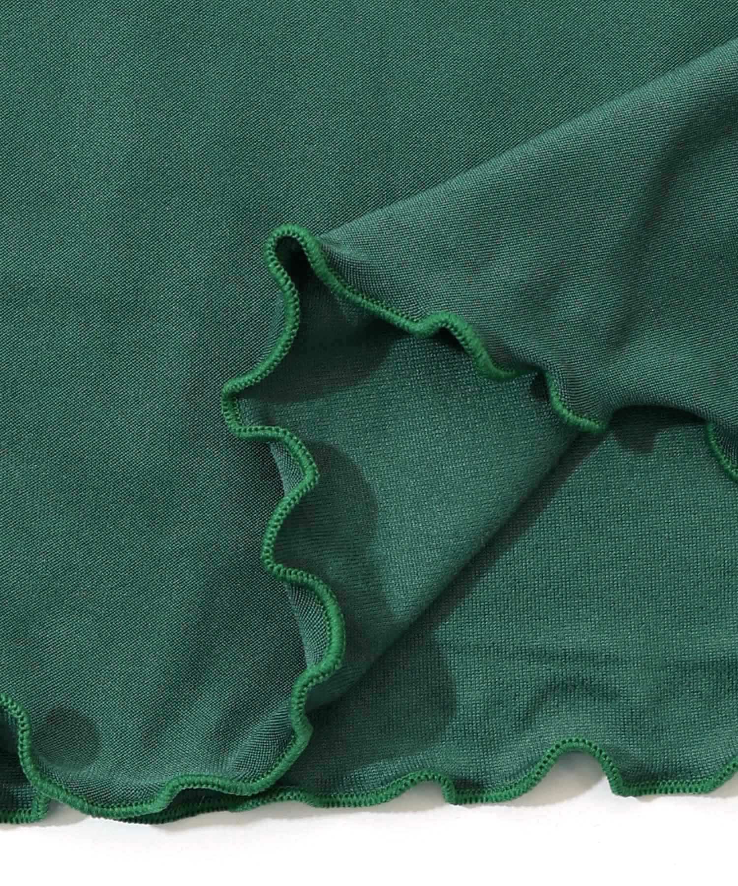 ネコ刺繍袖×メロウ裏起毛スムースインナー-22